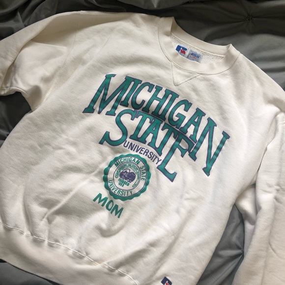 Vintage Msu Michigan State Crewneck 